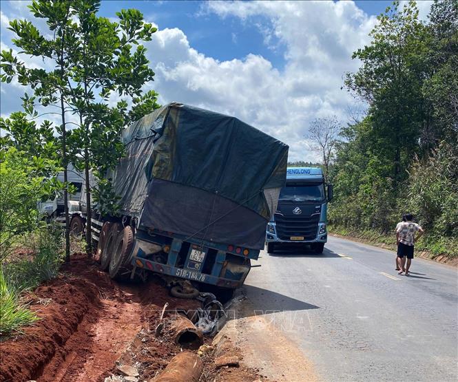 Hiện trường vụ tai nạn. Ảnh: TTXVN phát