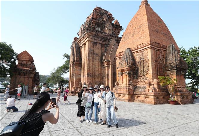 Ponagar Tower, dedicated to Goddess Ponagar of Cham ethnic group, is a tourist attraction. VNA Photo