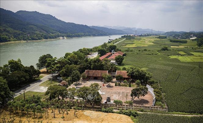 Trường Thanh niên lao động Xã hội chủ nghĩa Hòa Bình tự hào là nơi được Bác Hồ về thăm. Ảnh: Trọng Đạt-TTXVN