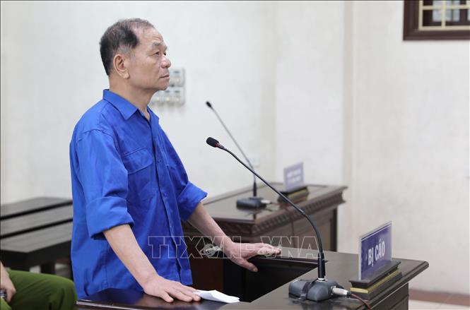 Bị cáo Lê Thanh Vân tại phiên tòa. Ảnh: Thế Duyệt - TTXVN