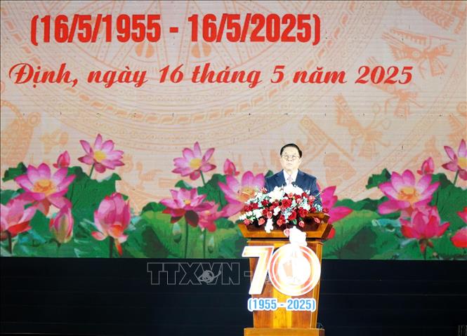 Trưởng Ban Tuyên giáo và Dân vận Trung ương Nguyễn Trọng Nghĩa phát biểu chỉ đạo. Ảnh: Lê Phước Ngọc - TTXVN
