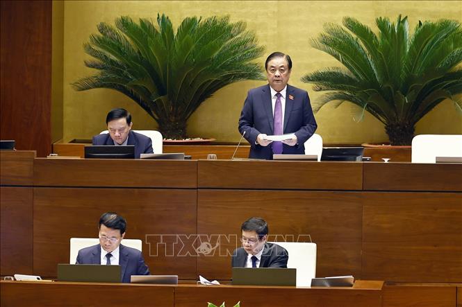 Phó Chủ tịch Quốc hội Lê Minh Hoan phát biểu. Ảnh: Doãn Tấn - TTXVN