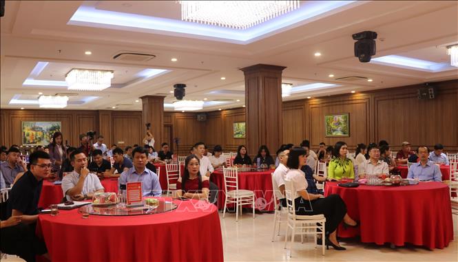 Các đại biểu, KOLs, quản trị viên các trang, kênh, hội, nhóm tham gia Tọa đàm. Ảnh: Hoàng Hải - TTXVN