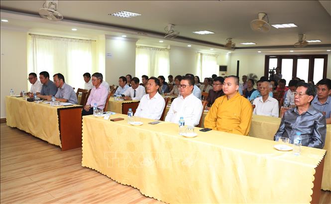 Các đại biểu tham dự Hội nghị. Ảnh: Xuân Tú - PV TTXVN tại Lào