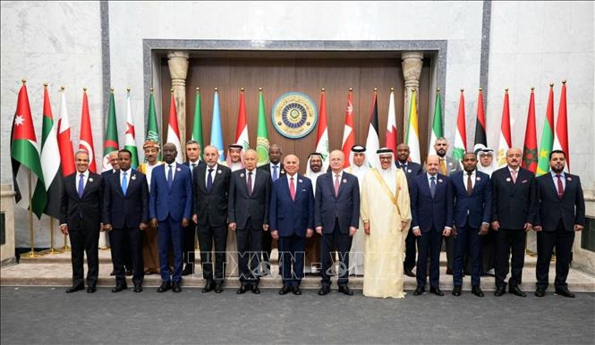 Ngoại trưởng Liên đoàn Arập nhóm họp tại thủ đô Baghdad (Iraq) ngày 15/5/2025. Ảnh: Daily Sabah/TTXVN