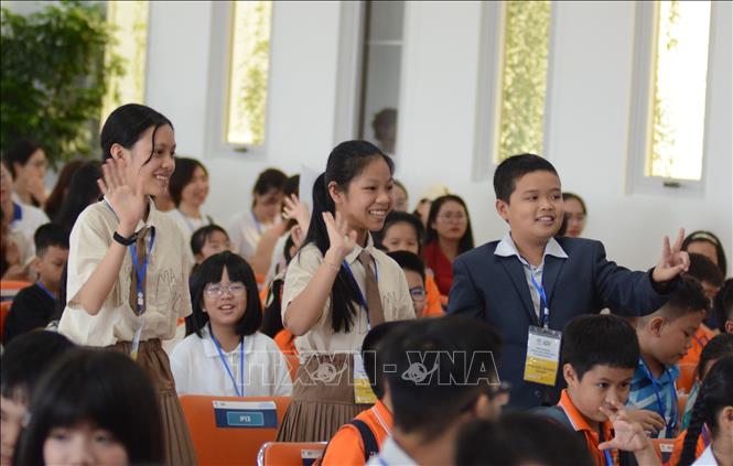 Thí sinh tham gia cuộc thi. Ảnh: Văn Dũng-TTXVN