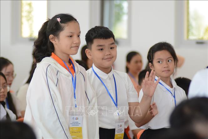 Thí sinh tham gia cuộc thi.  Ảnh: Văn Dũng-TTXVN