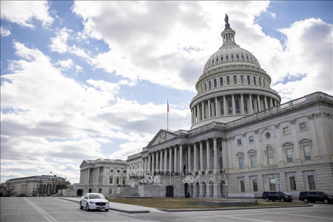 Tòa nhà Quốc hội Mỹ tại Washington, D.C. Ảnh: THX/TTXVN
