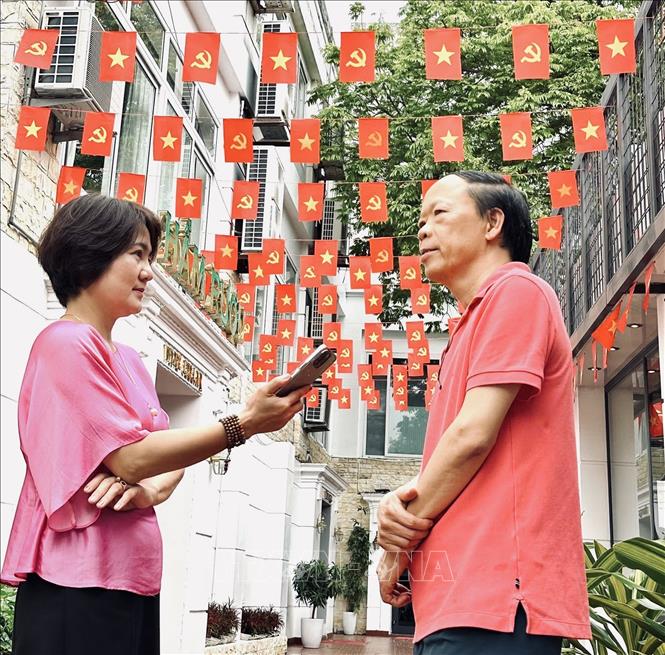 Nguyên Tổng Biên tập Báo Hải Phòng, nhà báo Lê Trọng Nghĩa cho rằng Luật Báo chí (sửa đổi) sẽ góp phần tạo điều kiện thuận lợi để báo chí Việt Nam phát triển toàn diện. Ảnh: TTXVN phát