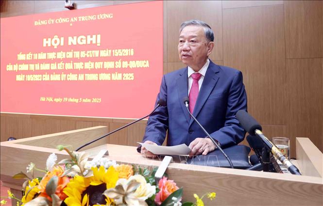 Tổng Bí thư Tô Lâm phát biểu chỉ đạo. Ảnh: Phạm Kiên - TTXVN