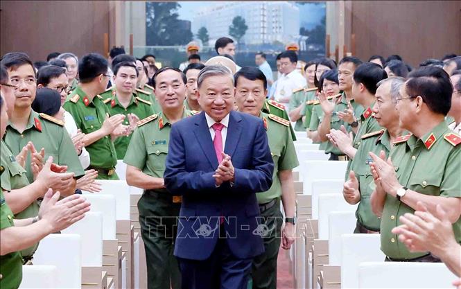 Tổng Bí thư Tô Lâm tham dự Hội nghị. Ảnh: Phạm Kiên - TTXVN
