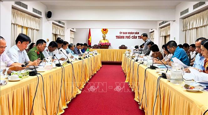 Quang cảnh buổi làm việc. Ảnh: Ánh Tuyết - TTXVN