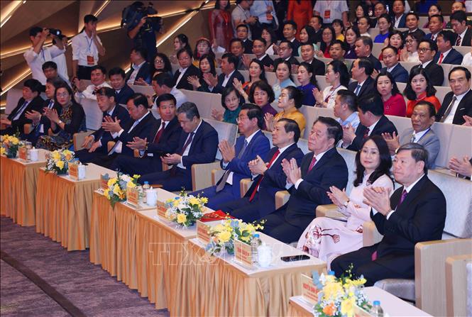 Đại biểu tham dự lễ trao giải thưởng. Ảnh: Phương Hoa - TTXVN
