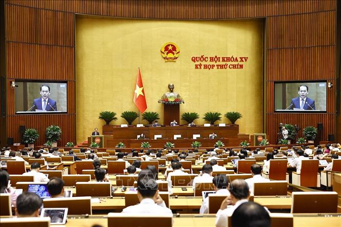 Quang cảnh phiên họp. Ảnh: Doãn Tấn - TTXVN