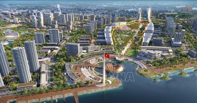 A perspective of a new 105-hectare political-administrative center in Bien Hoa city. VNA/Photo by courtesy