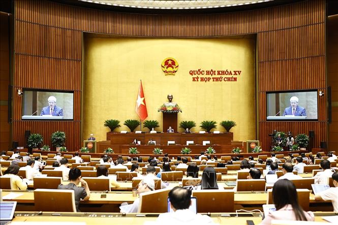 Quang cảnh phiên họp. Ảnh: Doãn Tấn - TTXVN