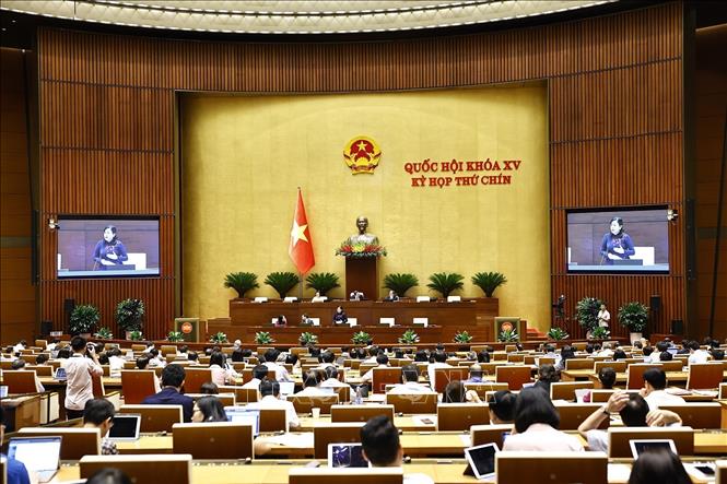 Chủ nhiệm Ủy ban Công tác đại biểu của Quốc hội Nguyễn Thanh Hải phát biểu giải trình, làm rõ một số vấn đề đại biểu Quốc hội nêu. Ảnh: Doãn Tấn - TTXVN