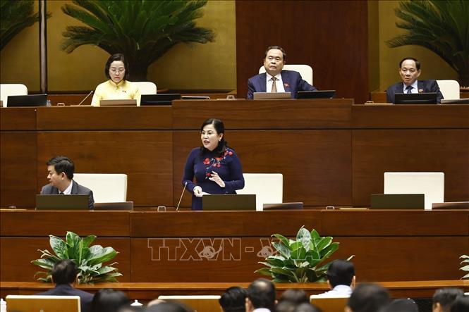 Chủ nhiệm Ủy ban Công tác đại biểu của Quốc hội Nguyễn Thanh Hải phát biểu giải trình, làm rõ một số vấn đề đại biểu Quốc hội nêu. Ảnh: Doãn Tấn - TTXVN