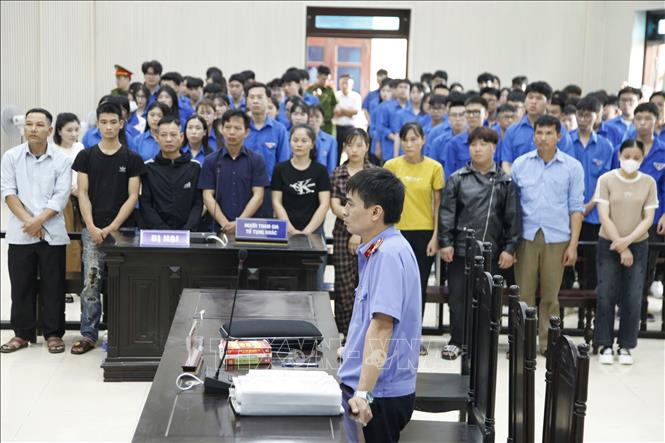 Toàn cảnh phiên tòa. Ảnh: TTXVN phát