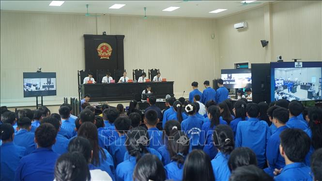 Toàn cảnh phiên tòa. Ảnh: TTXVN phát