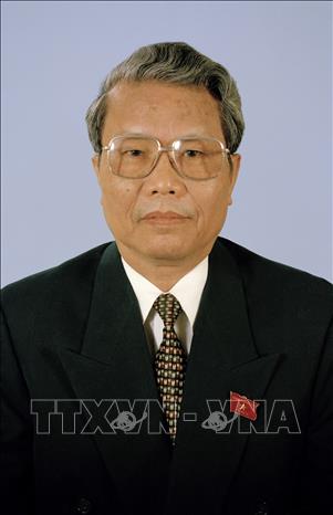 Chân dung Chủ tịch nước Trần Đức Lương. Ảnh: TTXVN