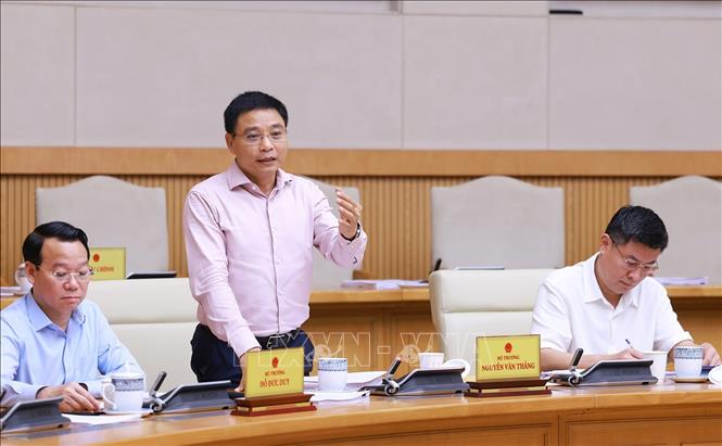 Bộ trưởng Bộ Tài chính Nguyễn Văn Thắng phát biểu. Ảnh: Dương Giang-TTXVN