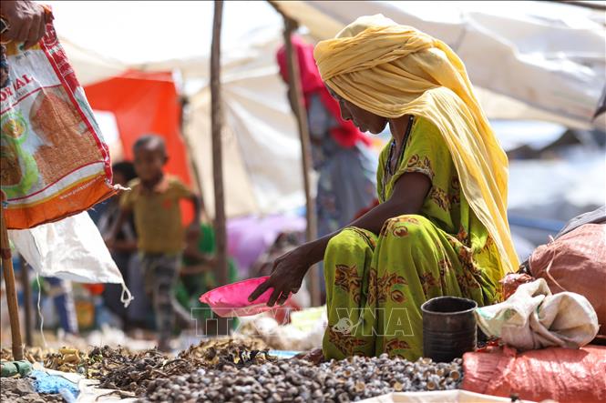 (Tư liệu) Người dân tại một khu chợ ở Bati, Ethiopia. Ảnh: THX/TTXVN