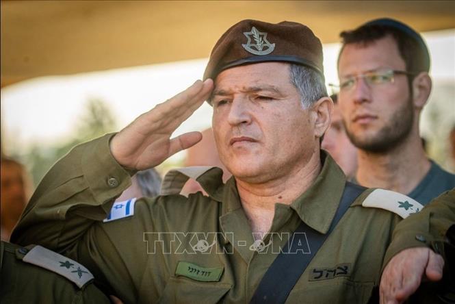 Thiếu Tướng David Zini dự một sự kiện ở Jerusalem ngày 8/7/2024. Ảnh: Flash90/TTXVN