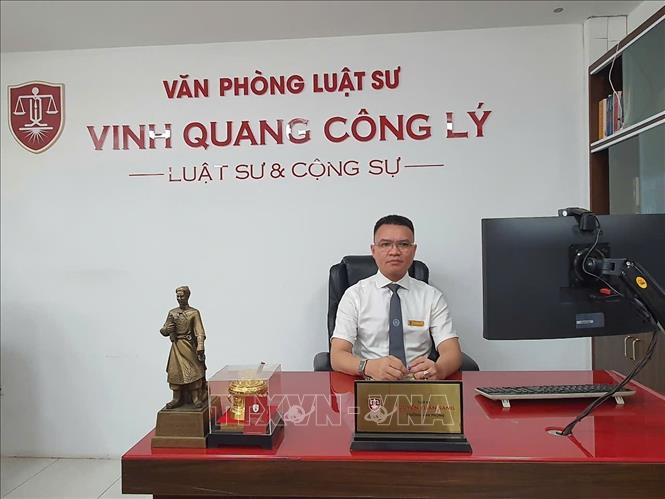 Luật sư Nguyễn Xuân Sang, Trưởng Văn phòng Luật sư Vinh Quang Công lý, Đoàn Luật sư thành phố Hà Nội đề xuất nâng cao chuyên môn, nghiệp vụ của đội ngũ những người thi hành công vụ. Ảnh: Diệu Thúy - TTXVN