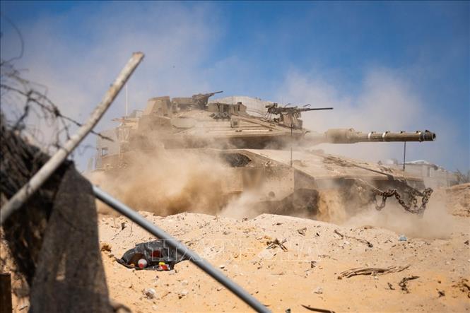 Binh sĩ Israel được triển khai tại Dải Gaza. Ảnh: THX/TTXVN