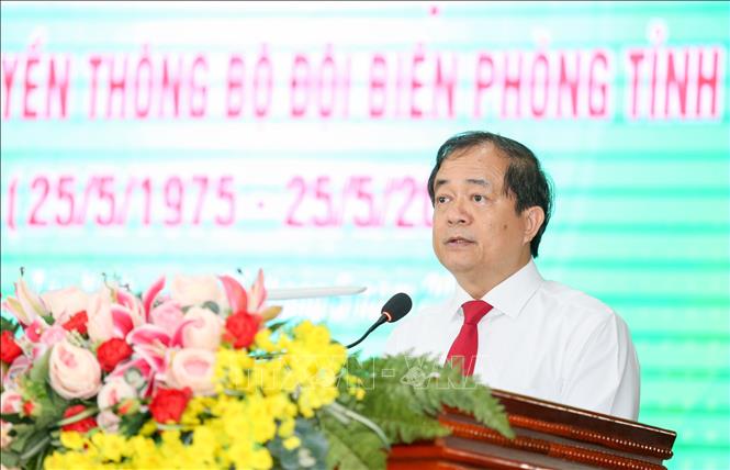 Quyền Chủ tịch UBND tỉnh Tây Ninh Nguyễn Hồng Thanh phát biểu. Ảnh: Giang Phương - TTXVN