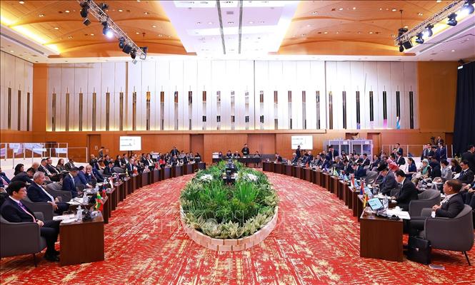 Phiên Đối thoại với đại diện Hội đồng Tư vấn kinh doanh ASEAN (ASEAN BAC). Ảnh: Dương Giang-TTXVN
