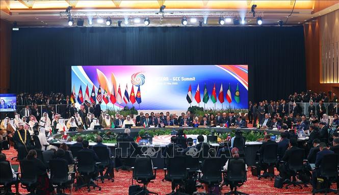 Hội nghị Cấp cao ASEAN - Hội đồng Hợp tác Vùng Vịnh (GCC) lần thứ hai. Ảnh: Dương Giang-TTXVN
