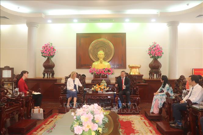 Quang cảnh buổi làm việc. Ảnh: Thu Hiền - TTXVN