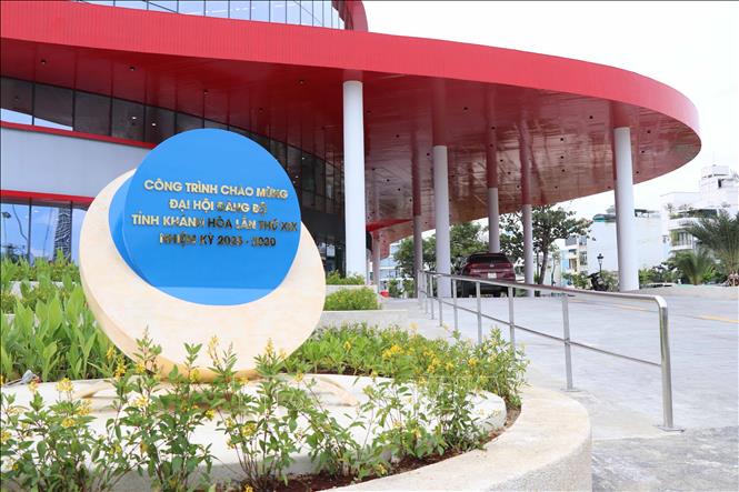 Cổng chính Cung Văn hóa thiếu nhi Khánh Hòa. Ảnh: Đặng Tuấn – TTXVN 
