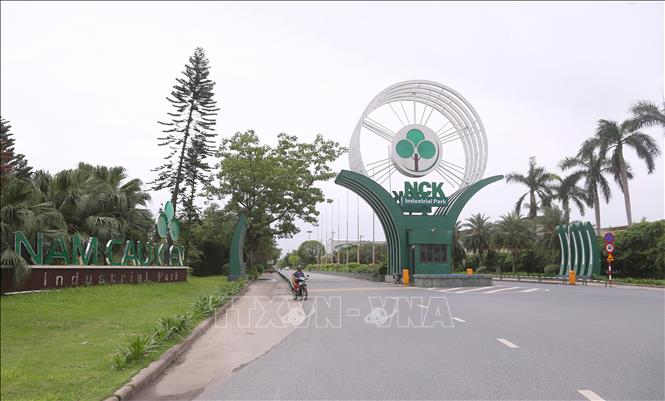 Khu công nghiệp Nam Cầu Kiền (Thủy Nguyên, Hải Phòng). Ảnh: Minh Thu - TTXVN