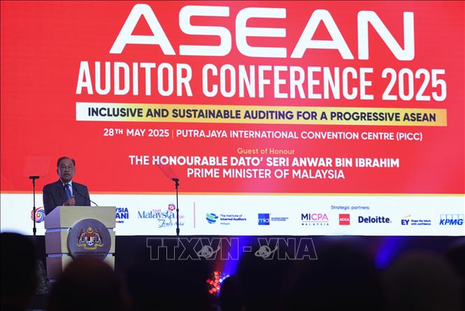 Bế mạc Hội nghị Kiểm toán viên ASEAN 2025 tại Trung tâm Hội nghị Quốc tế Putrajaya. Ảnh: Thành Trung-PV TTXVN tại Malaysia
