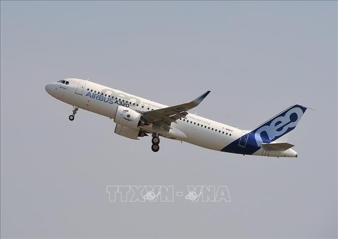 Máy bay Airbus A320 cất cánh tại Blagnac, miền Tây Nam Pháp. Ảnh: The Gazette/TTXVN