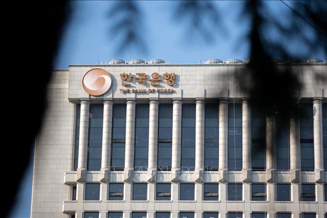 Trụ sở Ngân hàng Trung ương Hàn Quốc (BoK) tại thủ đô Seoul. Ảnh: THX/TTXVN