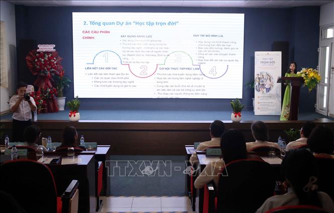Quang cảnh chương trình Tổng kết. Ảnh: Trần Lê Lâm – TTXVN