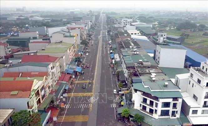 Khu chợ Thổ Tang vốn nổi tiếng với hàng nghìn mặt hàng đa dạng mẫu mã, chủng loại. Ảnh: Hoàng Hùng - TTXVN
