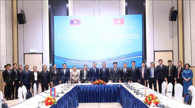 Các đại biểu tham dự hội đàm. Ảnh: Phương Hoa - TTXVN
