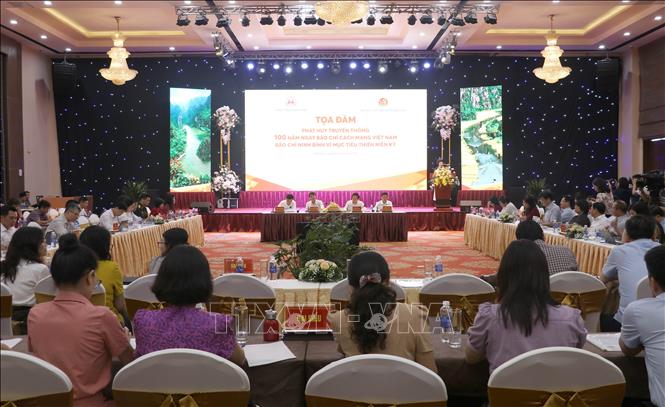 Quang cảnh tọa đàm. Ảnh: Thùy Dung - TTXVN