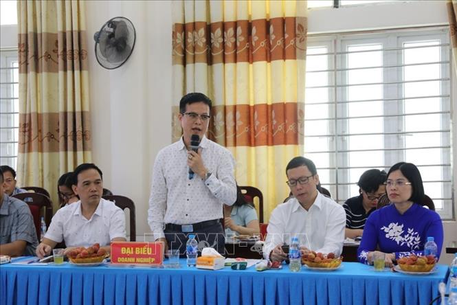 Ông Nguyễn Khắc Tiến, Chủ tịch HĐQT Công ty Cổ phần Amei Việt Nam phát biểu. Ảnh: Mạnh Minh - TTXVN