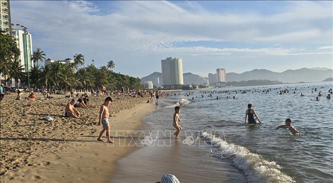 Hoạt động điểm nhấn trong khuôn khổ Lễ hội Văn hóa - Du lịch biển Nha Trang – Khánh Hòa 2025. Ảnh Đặng Tuấn -TTXVN 