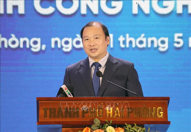Ông Lê Hải Bình, Thứ trưởng Thường trực Bộ Văn hóa, Thể thao và Du lịch phát biểu. Ảnh: Hoàng Ngọc - TTXVN 