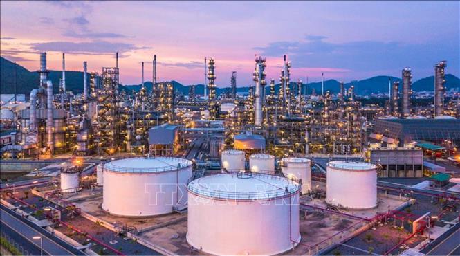 Cơ sở khai thác dầu của Công ty dầu khí quốc gia Aramco của Saudi Arabia.   globalenergyprize.org/TTXVN