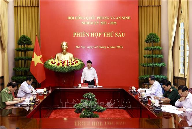 Chủ tịch nước Lương Cường phát biểu chỉ đạo. Ảnh: Lâm Khánh - TTXVN
