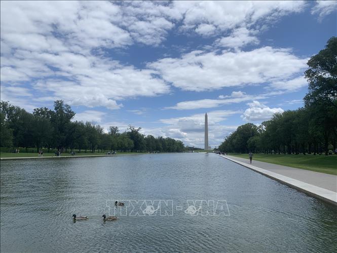 Toàn cảnh Tượng đài Washington. Ảnh: Ngọc Quang - PV TTXVN tại Mỹ