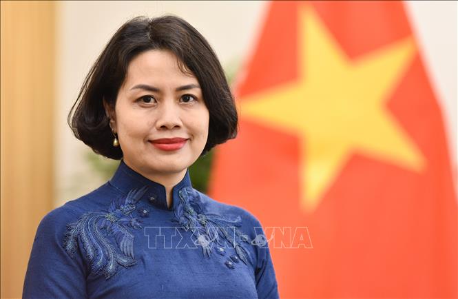Đại sứ Đặc mệnh Toàn quyền Việt Nam tại Phần Lan kiêm nhiệm Estonia Phạm Thị Thanh Bình. Ảnh: TTXVN phát